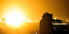 قصف اسرائيلي على  غزة