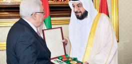 الرئيس عباس ورئيس دولة الامارات