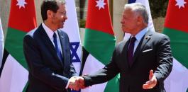 العاهل الاردني والرئيس الاسرائيلي في عمان