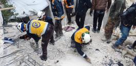 وفاة  فلسطينيين في الزلزال الذي ضرب سوريا