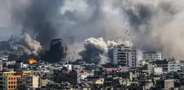 الطيران الحربي الاسرائيلي يقصف غزة