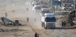 المساعدات في قطاع غزة
