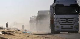 الجيش الاسرائيلي وادخال المساعدات