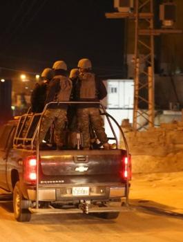 اطلاق نار على مركز شرطة الرام 