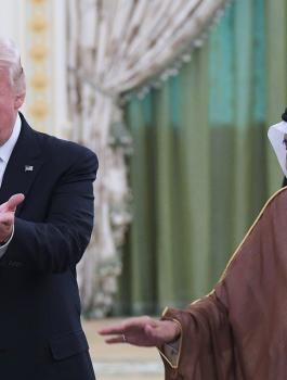 ترامب والملك سلمان 