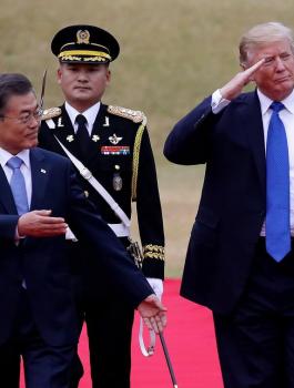 ترامب وكوريا الجنوبية 