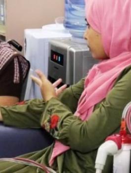 أمير وصفاء…"قصة حب" في قسم غسيل الكلى 