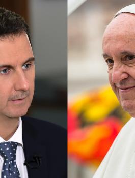 البابا يعلق على القصف الأميركي البريطاني الفرنسي على سوريا