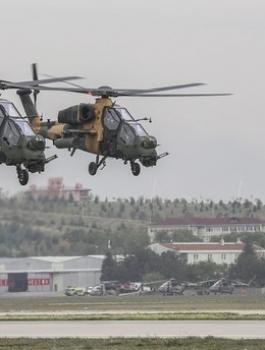 مروحيات تركية امريكية في سوريا 