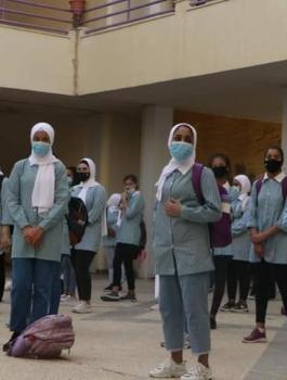 العودة الى المدارس في غزة 