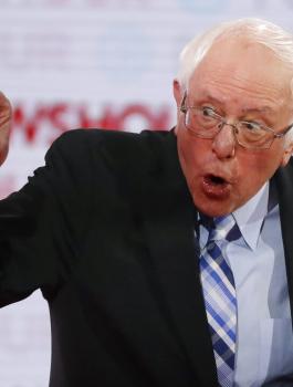 نتنياهو وساندرز 