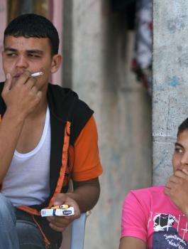 التدخين في فلسطين 