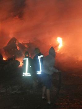 الدفاع المدني وحرائق مشاطب السيارات 