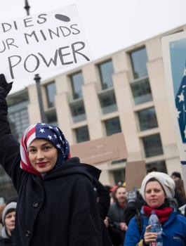 تظاهرات ضد ترامب 