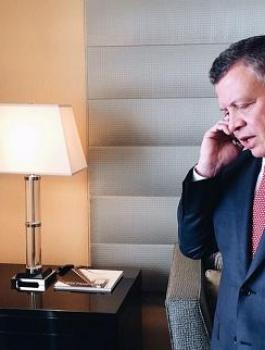 الملك عبد الله الثاني يطالب نتنياهو خلال اتصال هاتفي بفتح الأقصى