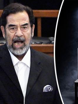 التحقيق مع صدام حسين 