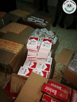 ضبط 700 كروز دخان مزور ومقلد في سلفيت