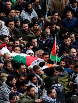 اعداد الشهداء الفلسطينيين منذ اعلان ترامب 