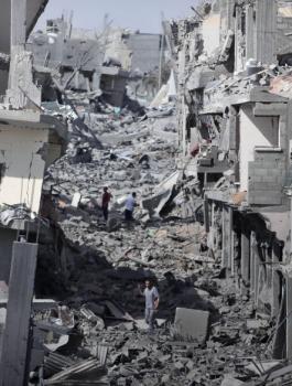 اعادة اعمار قطاع غزة 