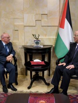 وزير الاسكان الاردني في رام الله 