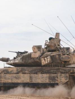 الجيش الاسرائيلي على حدود غزة