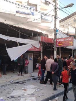 القصف الإسرائيلي على غزة