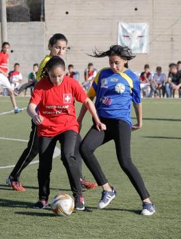 الرجوب والكرة النسائية في فلسطين 