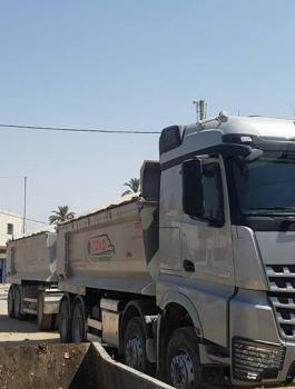 ضبط شاحنة محملة بنفايات صلبة قادمة من اسرائيل في اريحا