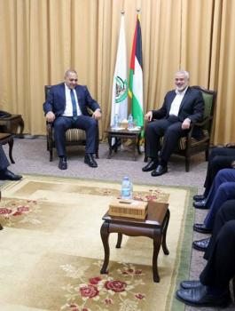 الوفد الامني المصري يصل غزة 