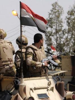 مقتل حندي مصري