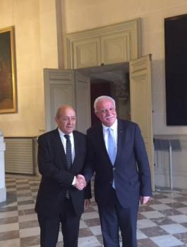 لقاء معمق بين وزير الخارجية المالكي ونظيره الفرنسي 