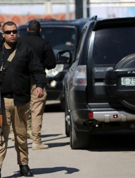 استهداف موكب الحمد الله في غزة 