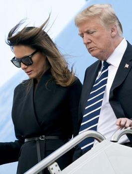 ترامب وميلانيا ترامب 