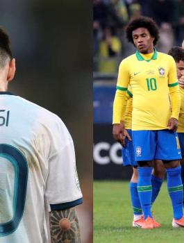 ميسي والبرازيل 