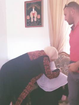 ليلى غنام في بلدة كوبر 