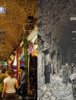 حلب قبل وبعد 