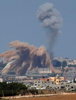 الهدوء في غزة 