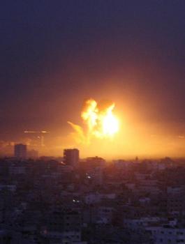 قصف اسرائيلي على غزة 