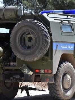 الشرطة الروسية في هضبة الجولان 