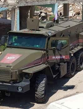 الشرطة العسكرية الروسية في منبج 