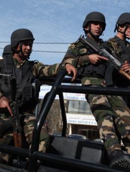 قمع مسيرة حزب التحرير في الخليل 