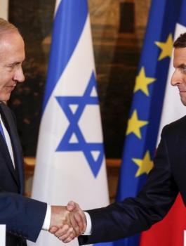 ماكرون في اسرائيل 