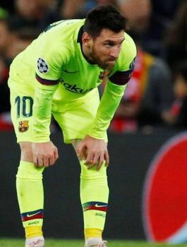 ميسي عقب خسارة فريقه أمام ليفربول