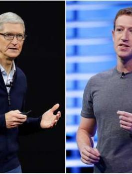 مدير شركة فيسبوك ومدير شركة آبل 