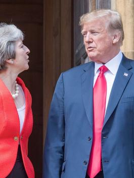 ماي وترامب وايران 