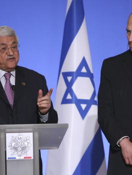 اولمرت وعباس 