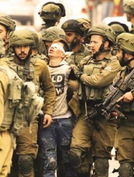 ضرب اطفال فلسطينيين 