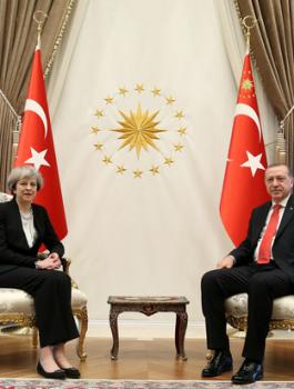 اردوغان تيريزا ماي 