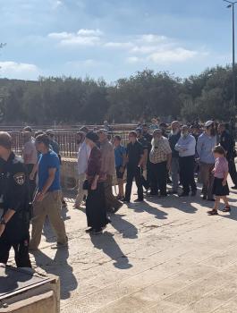 اقتحام المستوطنين للمسجد الأقصى المبارك 