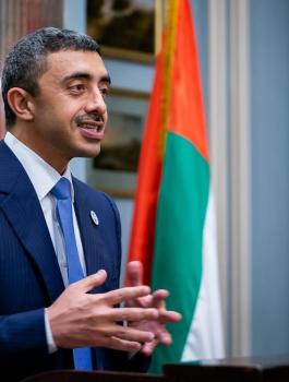 الامارات ووزير الخارجية عبد الله بن زايد 